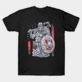 Nordic American Viking Norse Pagan Warrior T-Shirt